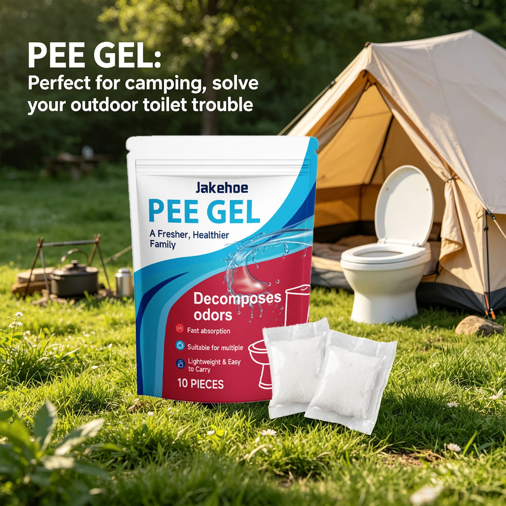 Pee Gel Urine Solidifier Packs Eliminates Urine Odors Fast-Acting Absorption Camping Travel Sanitary Solution Absorbent Powder Qme