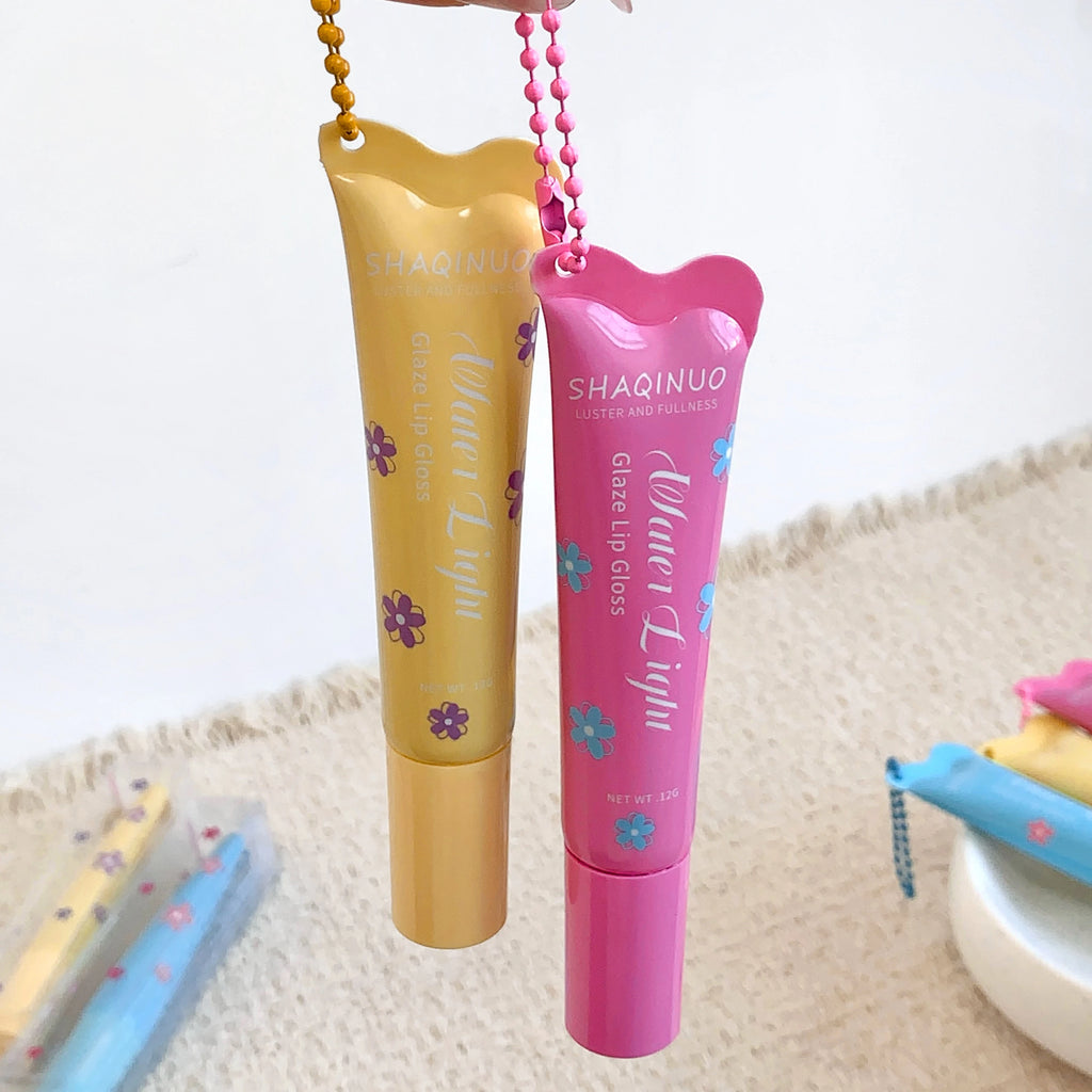 SHAQINUO Glittering Mirror Lip Glaze Watery Shimmering Light Pendant Qme