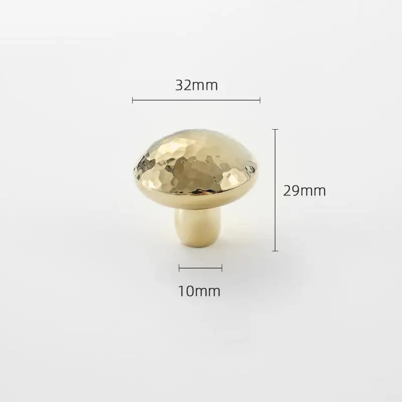 Brass Ball Furniture Pull Handles Hand-forged Hammer Cabinet Handles Door Drawer Knob Kitchen Wardrobe Cupboard Pulls Qme A8