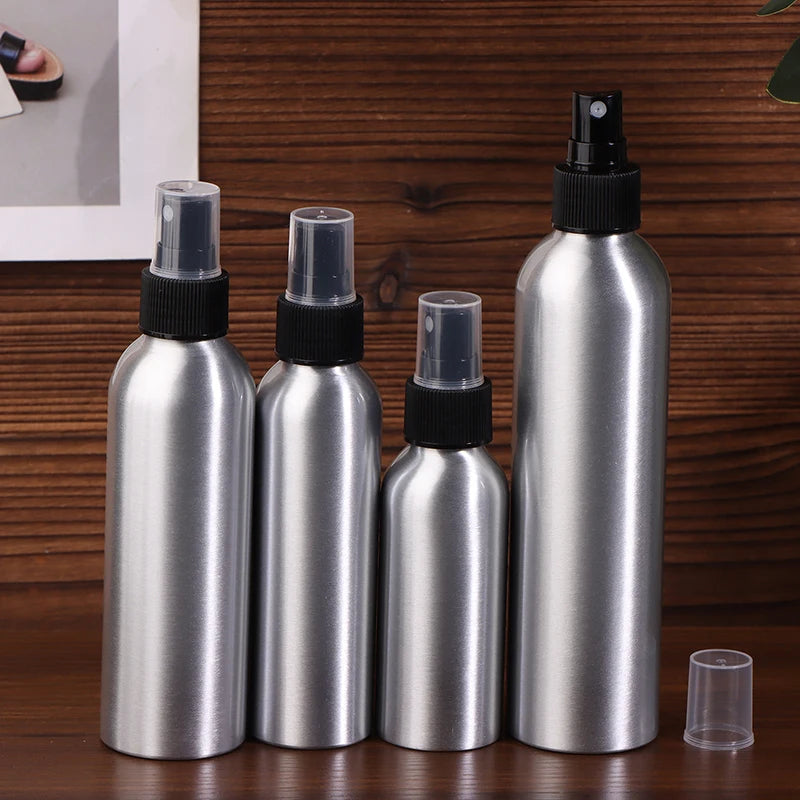 30 50 100 120 150 250 Empty Aluminum Spray Bottles Travel-size Qme
