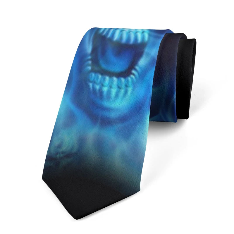 Funny Frog Sunflower Print Men's Tie Fashion Business Personality Qme style5