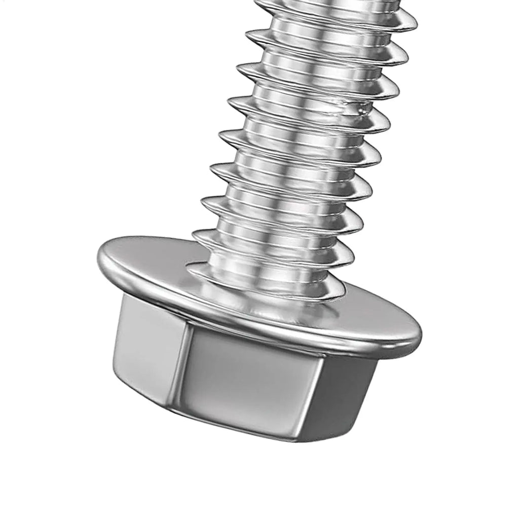 Metal Self Tapping Screws 250 Pieces Stainless Steel Hex Self Drilling Screws For Metal For Adults Technician Mechanic Repair Qme