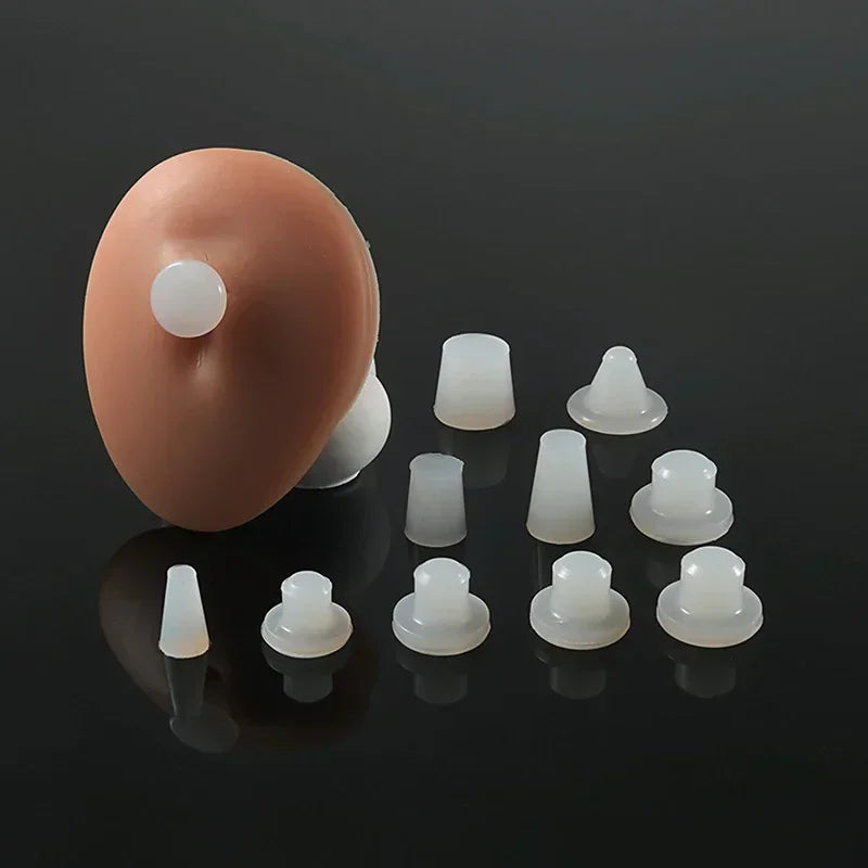 Silicone Belly Button Plug Navel Haper Trainer Weight-reducing Qme