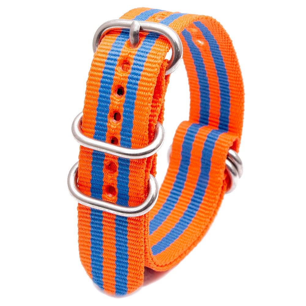 Durable Nylon Watch Strap Army Sport Style Watch Band 18/20/22/24MM 41 Colors Replacement Watch Accessories Qme