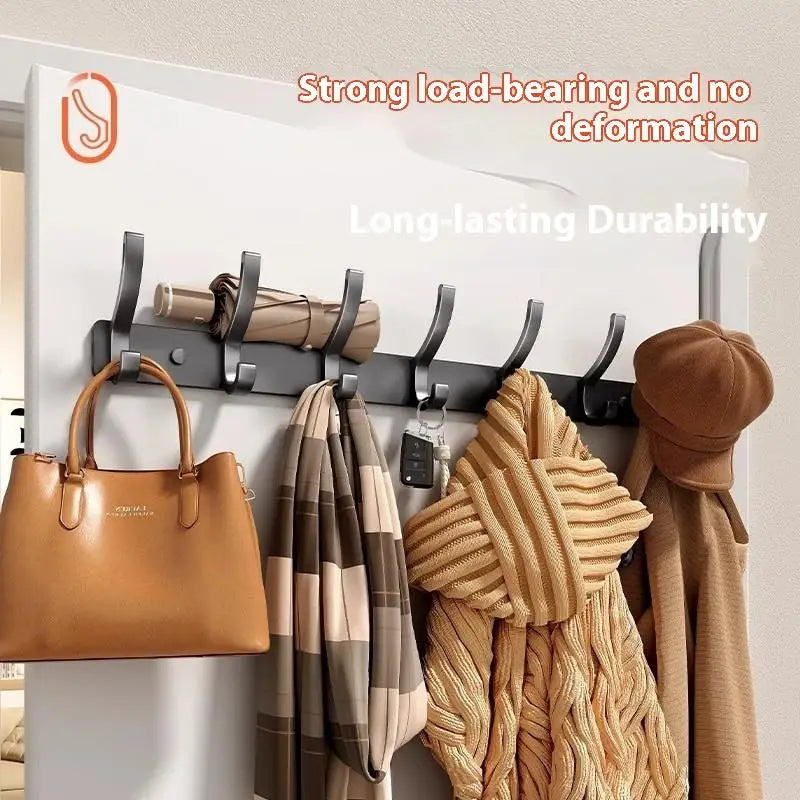 Bathroom Kitchen Accessories Black Robe Hooks Towel Hanger Nail Wall Qme