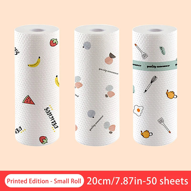 Disposable Rags Thickened Kitchen Dishcloth Towels Absorbent Cleaning Qme S