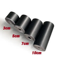 3/5/7/10 cm Matte Black Vinyl Stripe Adhesive Film Car Stickers For Car Interior Door Pillar Hood Roof Qme Matte black 300CM 7cm