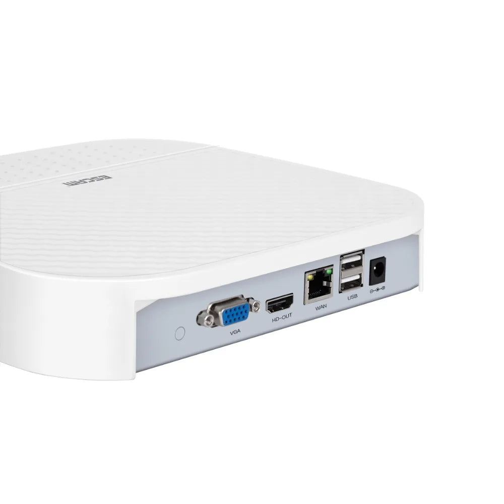 ESCAM PVR204 1080P 4+2CH ONVIF NVR with 2ch Cloud Channel For IP Camera Surveillance System Qme