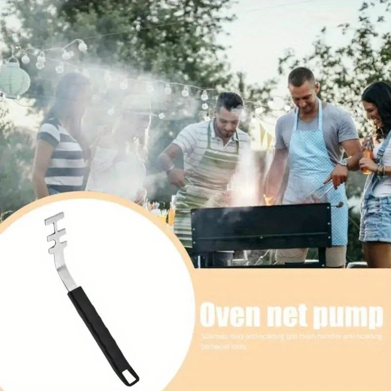 Anti-scald Grill Grate Lifter Heat-resistant Cooking Tool Accessories Qme