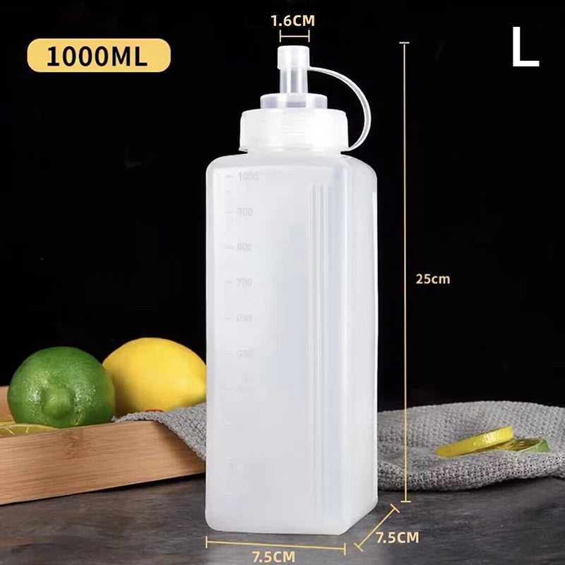 Dustproof Kitchen Seasoning Salad Sauce Olive Oil Bottle 600 800 Qme L1000ml