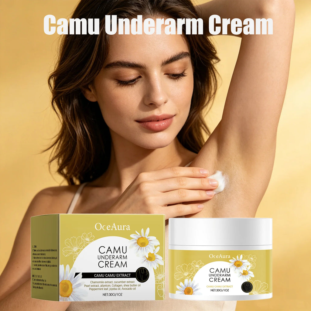 Oceaura Camu Underarm Cream Odor Neutralizing Sweat Inhibiting Qme