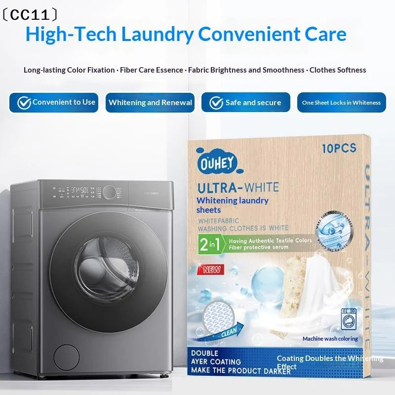 Laundry Tablets Paper Anti-staining Clothes Sheets Anti-string Mixing Qme