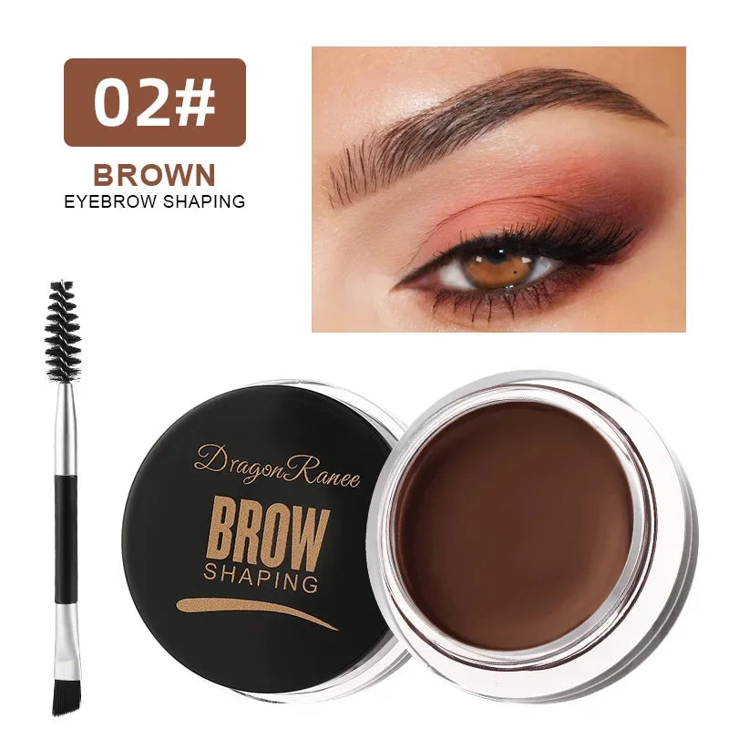 Dragon Ranee 6color Wild Eyebrow Styling Cream Gel Soap Wax White Qme 20222-02