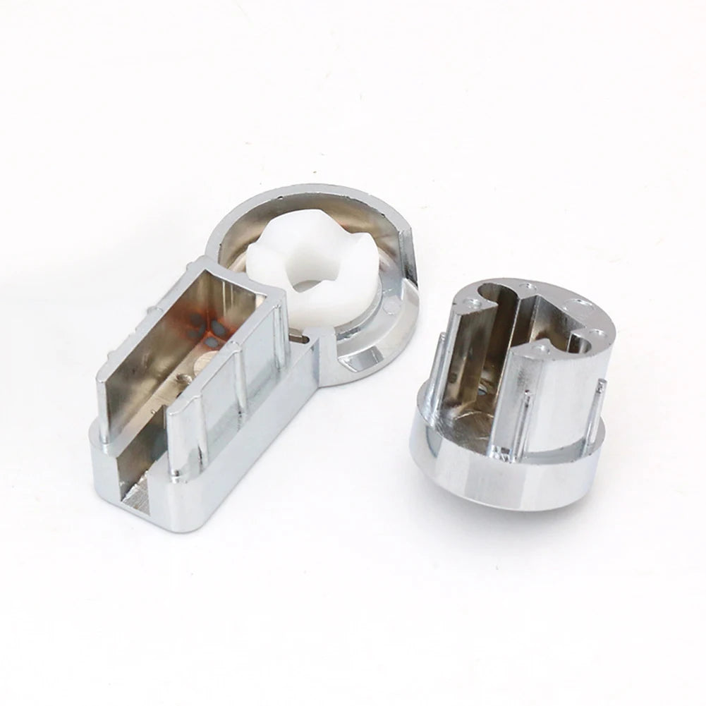 Bath Hinge Brackets For Shower Screens Robust ABS Material With Chrome Finish Designed For 6mm Glass Stability Qme