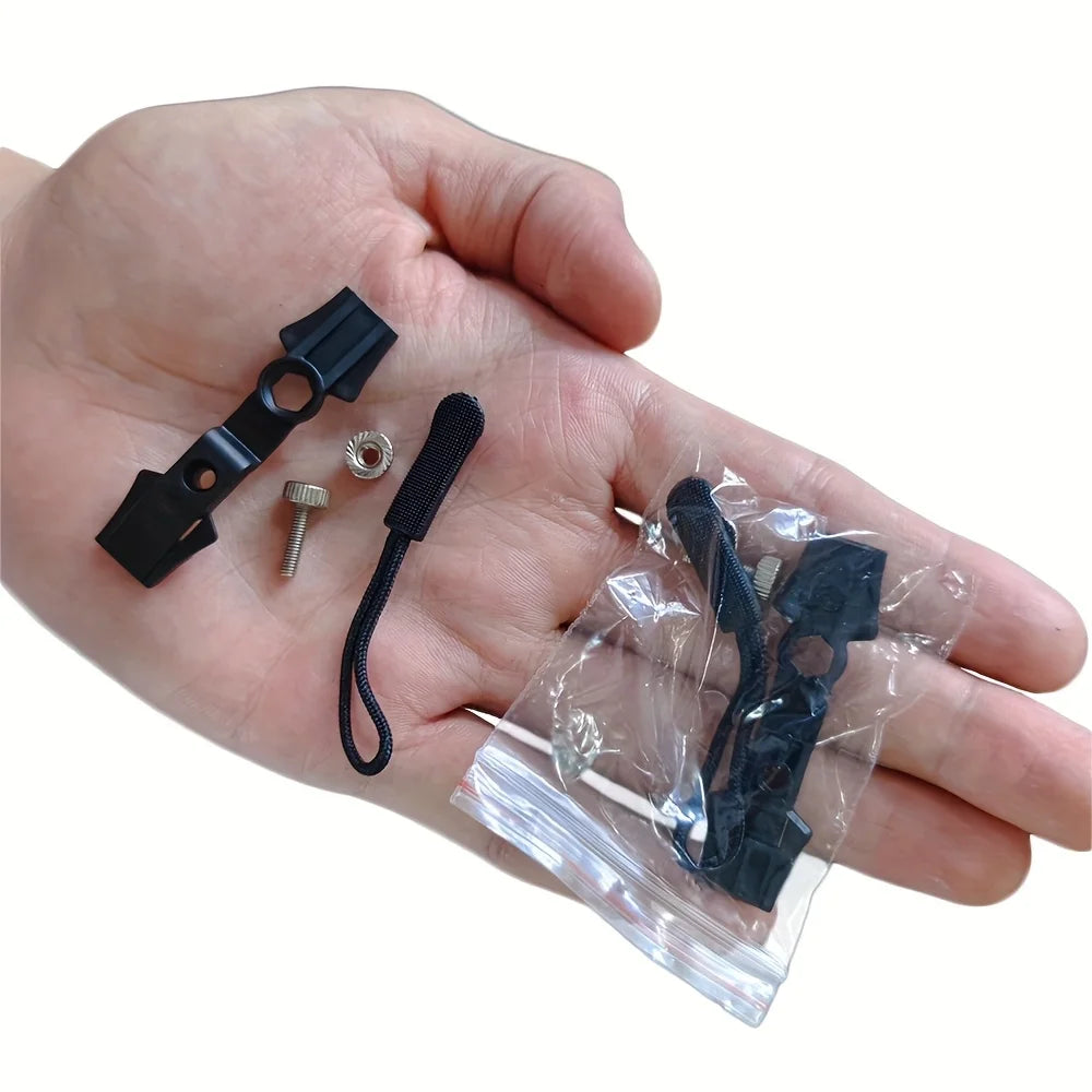 9pcs Zipper Repair Kit, Quick Install Zipper Heads, Detachable Replacement Zip Tops, Interchangeable Plastic Zipper Pulls Qme