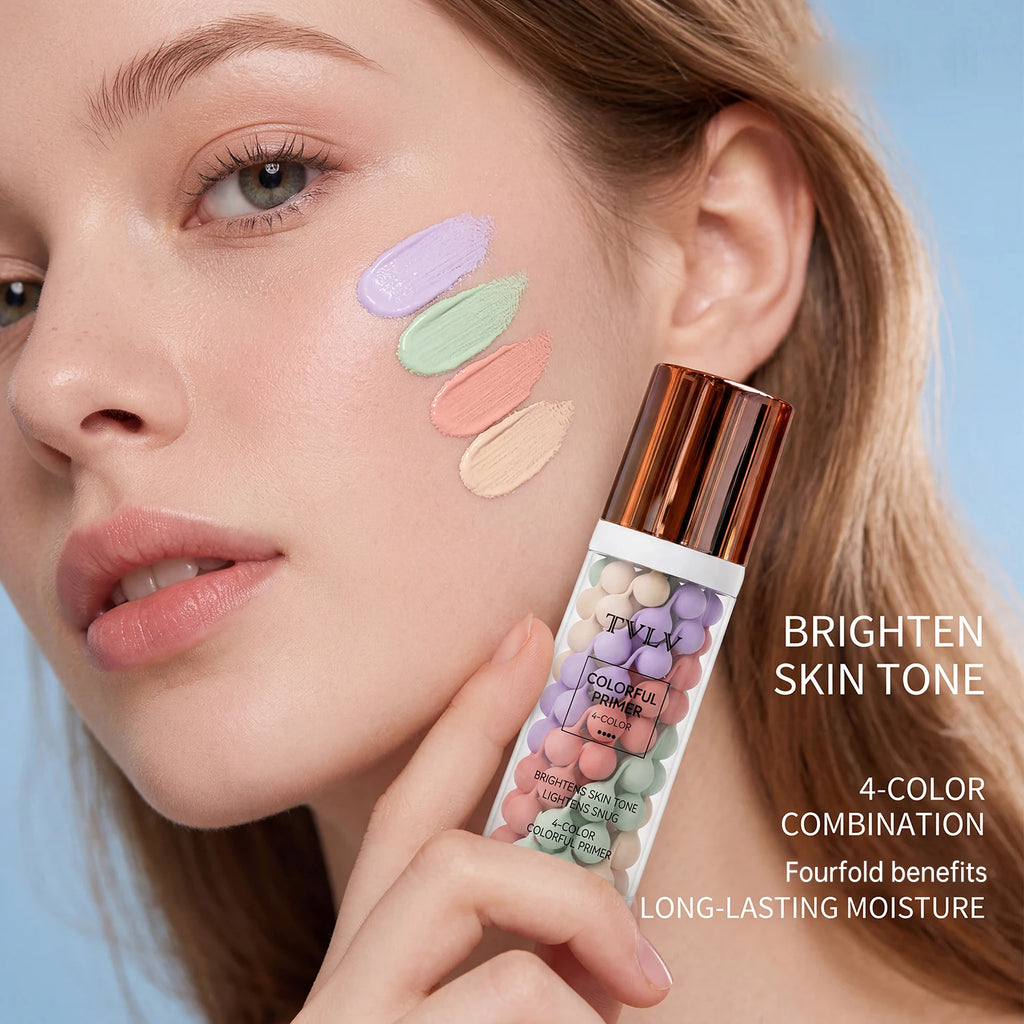 Four Makeup Primer Waterproof Sweat Proof Moisturizing Comfortable Qme