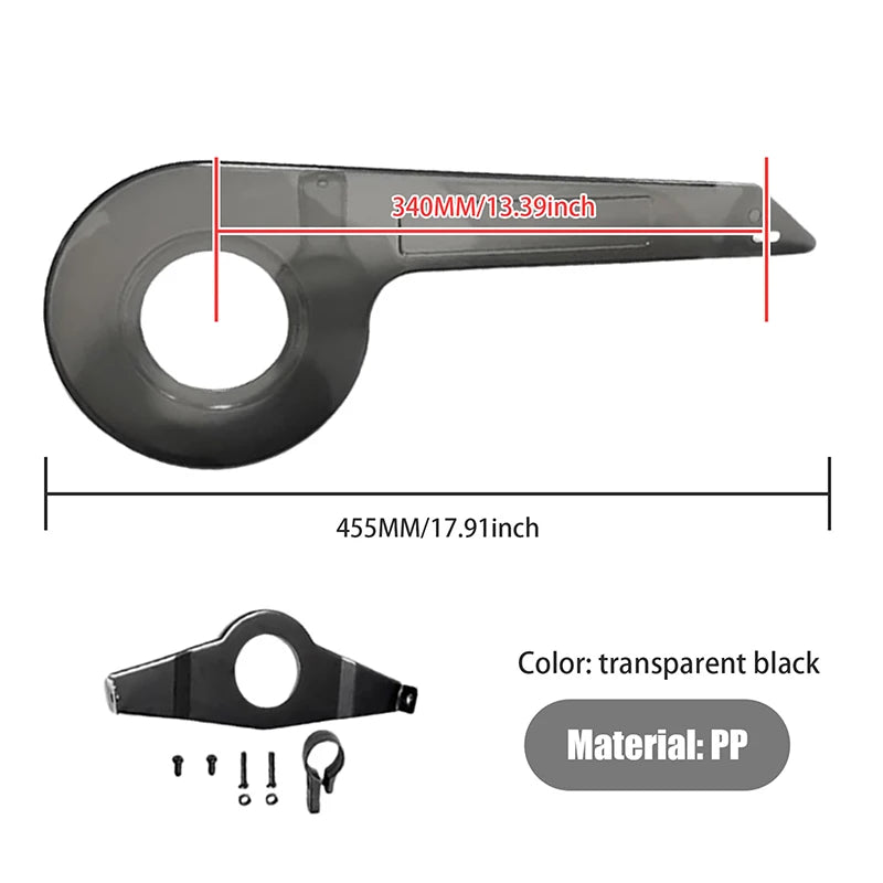 Durable Bike Chain Guard 32-36 Teeth Universal Fit Kids Bicycle Cover Qme