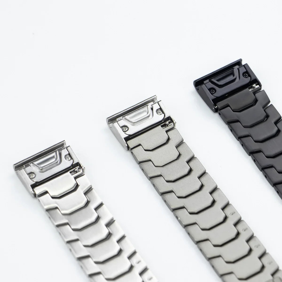 26 22mm Quick fit Stainless Steel Strap For Garmin Fenix 6/6X/6XPro/7/7X/5XPlus/3 Metal Release Watch Band For Forerunner945 935 Qme