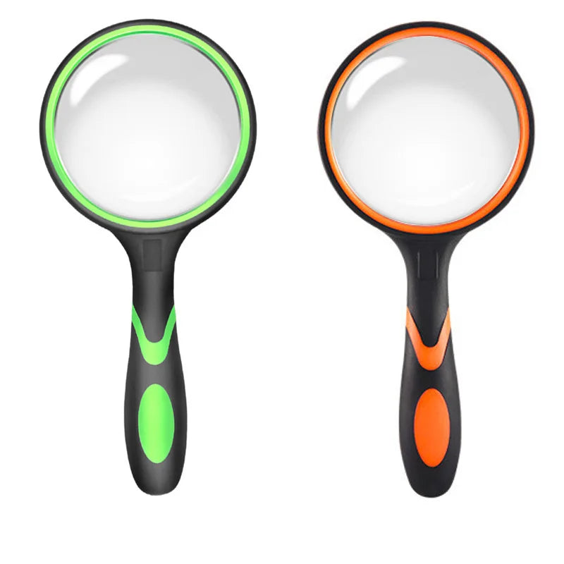 10X Magnifying Glass Kids Seniors Handheld Reading Magnifier Lens Qme
