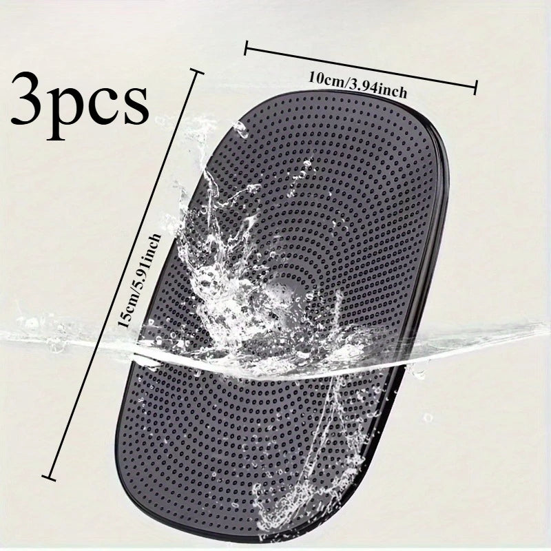Silicone Non-Slip Mat for Car Dashboard - High Temperature Resistant, Prevents Vibrations and Sliding of Small Items! Qme 1bag