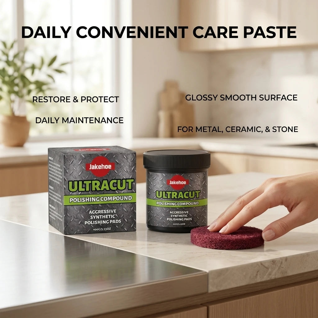 Multi-surface Polishing Cream Removing Scratches & Oxidation Stain Restoring Sleek Glossy Maintenance Metal Surface Repair Cream Qme