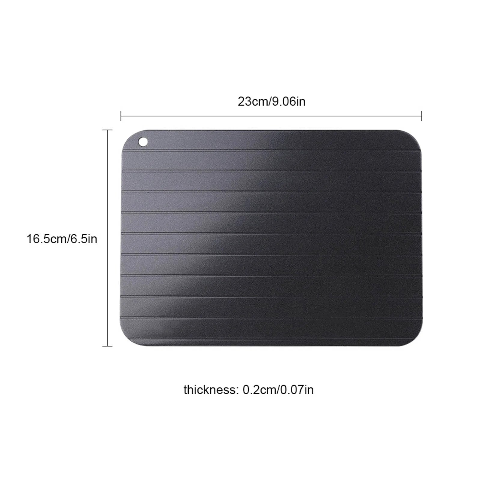 Defrost Plate Fast Defrost Tray Thaw Tray Metal Aluminum Fast Safe Food Meat Defrosting Thawing Tray Plate Home Kitchen Gadget Qme