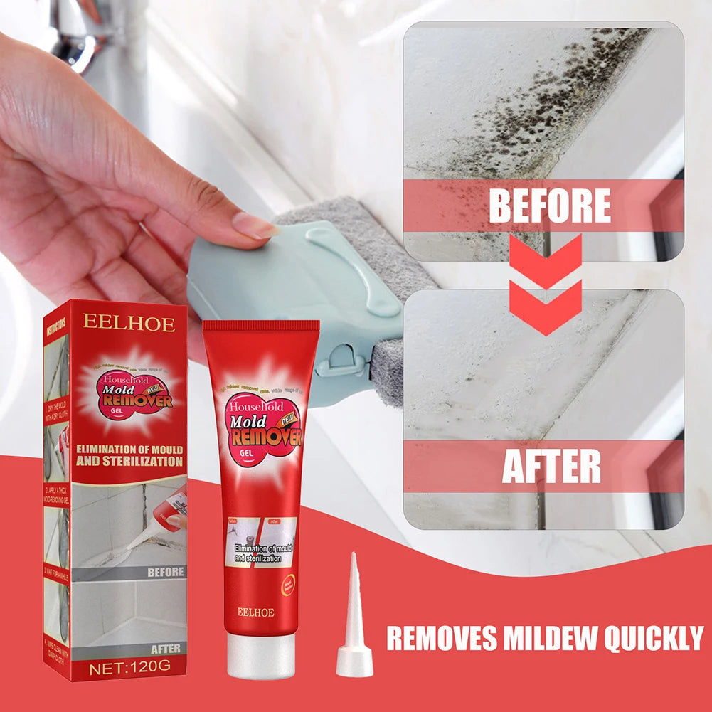 120g Mold Remover Gel Mildew Household Chemical Stain Miracle Deep Down Wall Mold Tile Stain Removal Qme