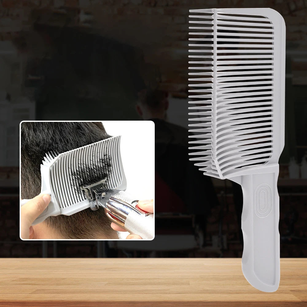 Fading Comb Professional Barber Clipper Blending Flat Hair Cutting Qme