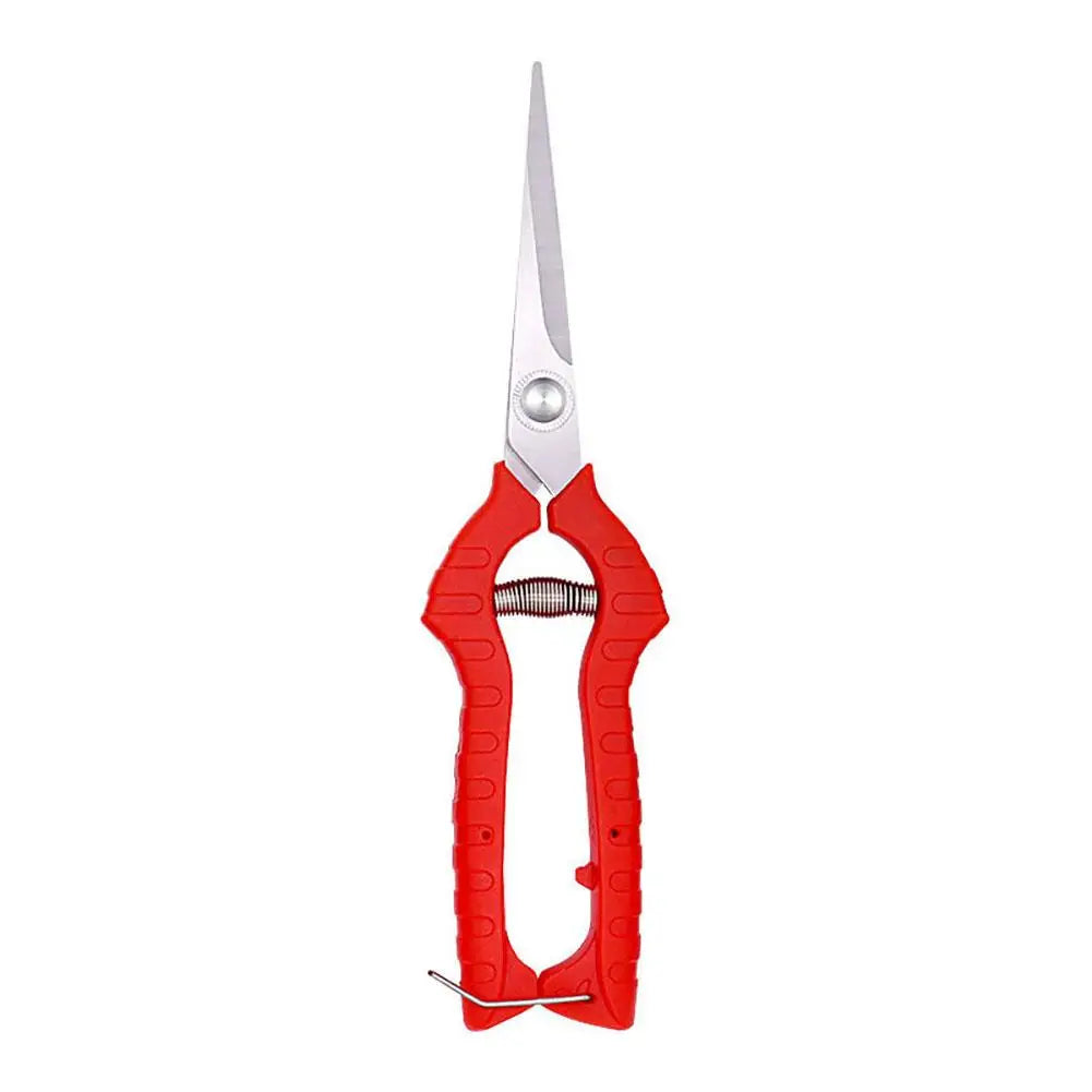 One-handed Sharp Blade Pruning Shears Branch Grass Garden Fruit Tree Trimming Scissors Knife Non-slip Handle Cutting Knife Tools Qme L
