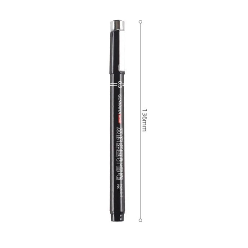 Double-line Gel Pen Essential Architectural Design Exams Note-taking Qme