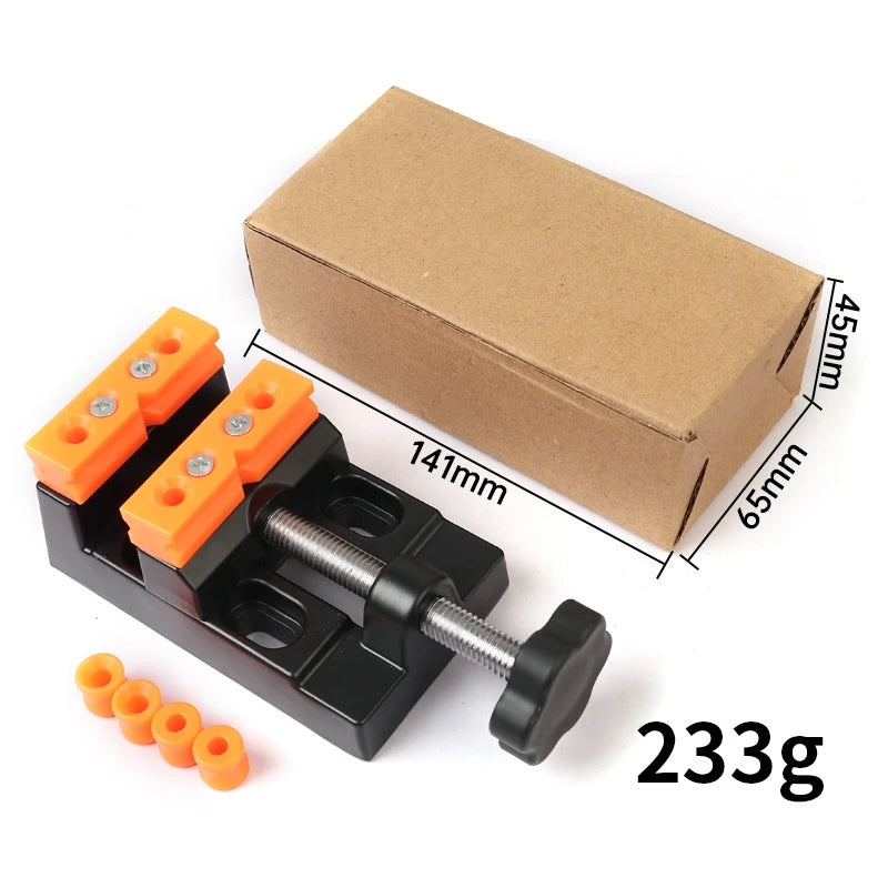 DIY Sculpture Craft Carving Tool Universal Jaw Bench Clamp Mini Drill Qme