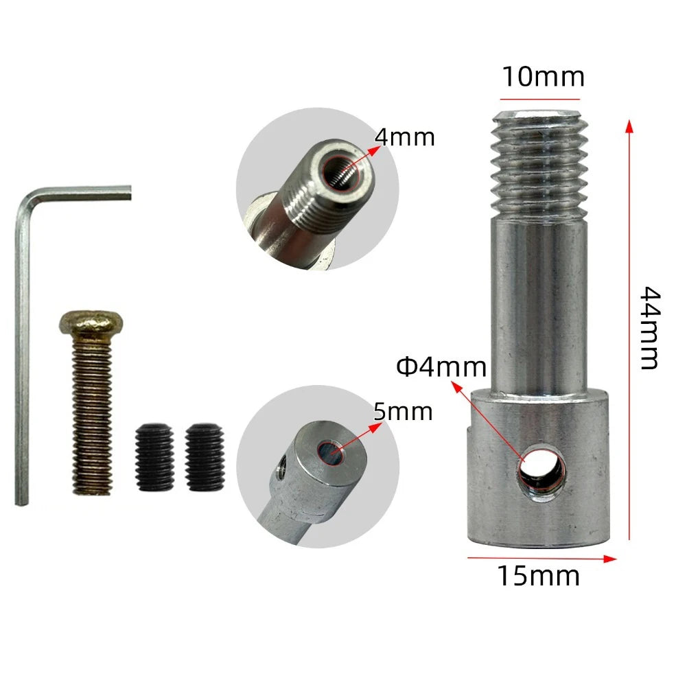 Grinding Machine Output Motor Shaft Replacement Parts For 775 Electric Motor To Hand Drill For M10 Thread Power Tools Qme Default Title