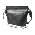 Phone Waterproof Pouch Portable Phone Bag Diving Dry Pack for Adults Men Women Outdoor Camping Hiking Swimming Diving Snorkeling Qme Black