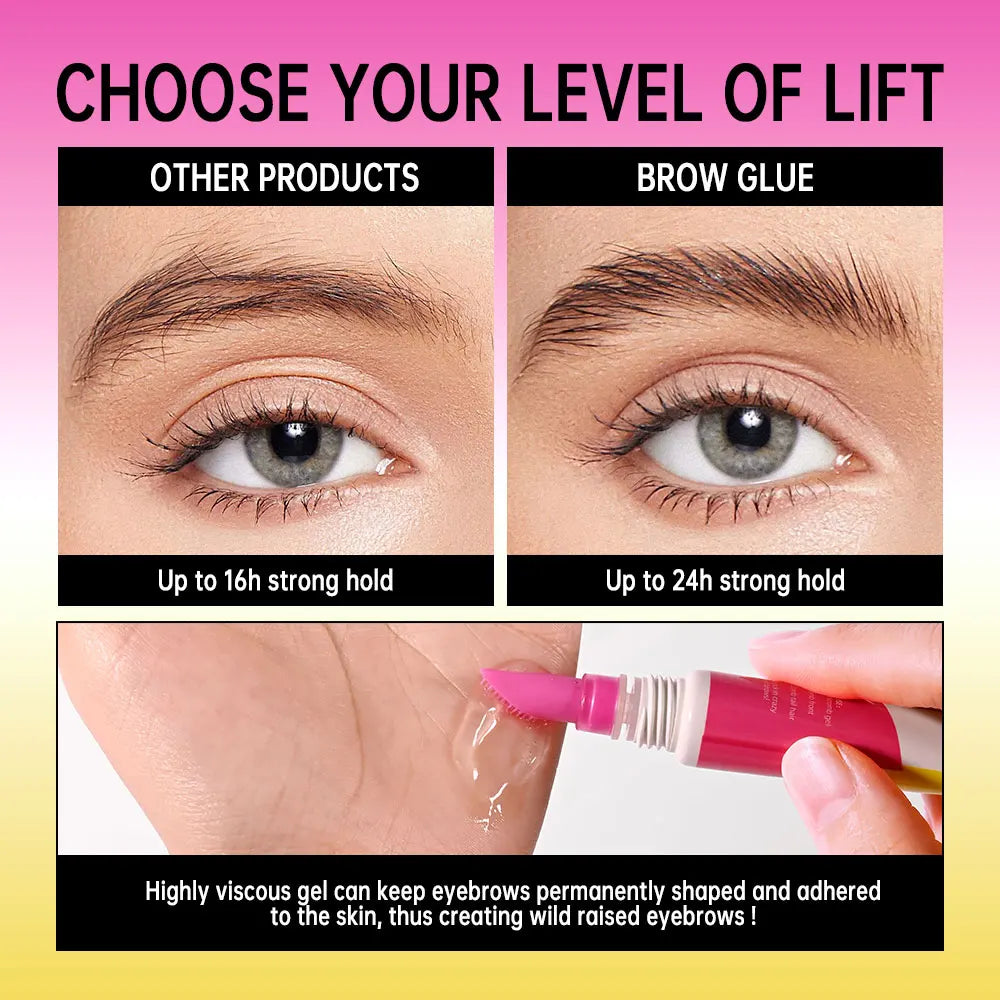 Eyebrow Styling Gel Long-lasting Waterproof Easy Apply Creates Qme