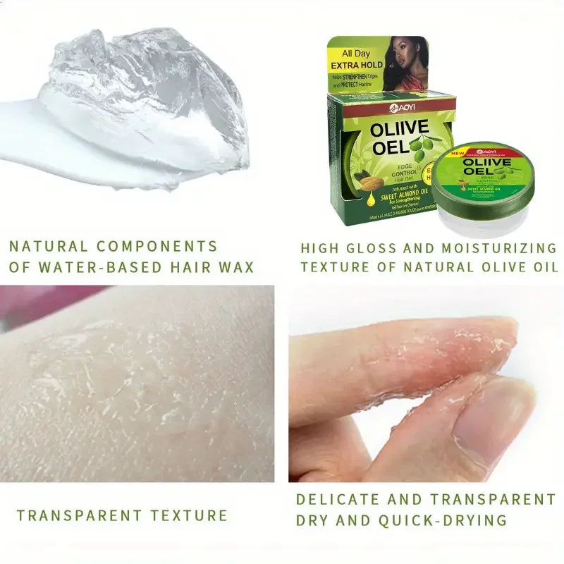 Olive Oil Wax Gel Soft Moisturizing Anti-frizz Conditioner Styling Qme