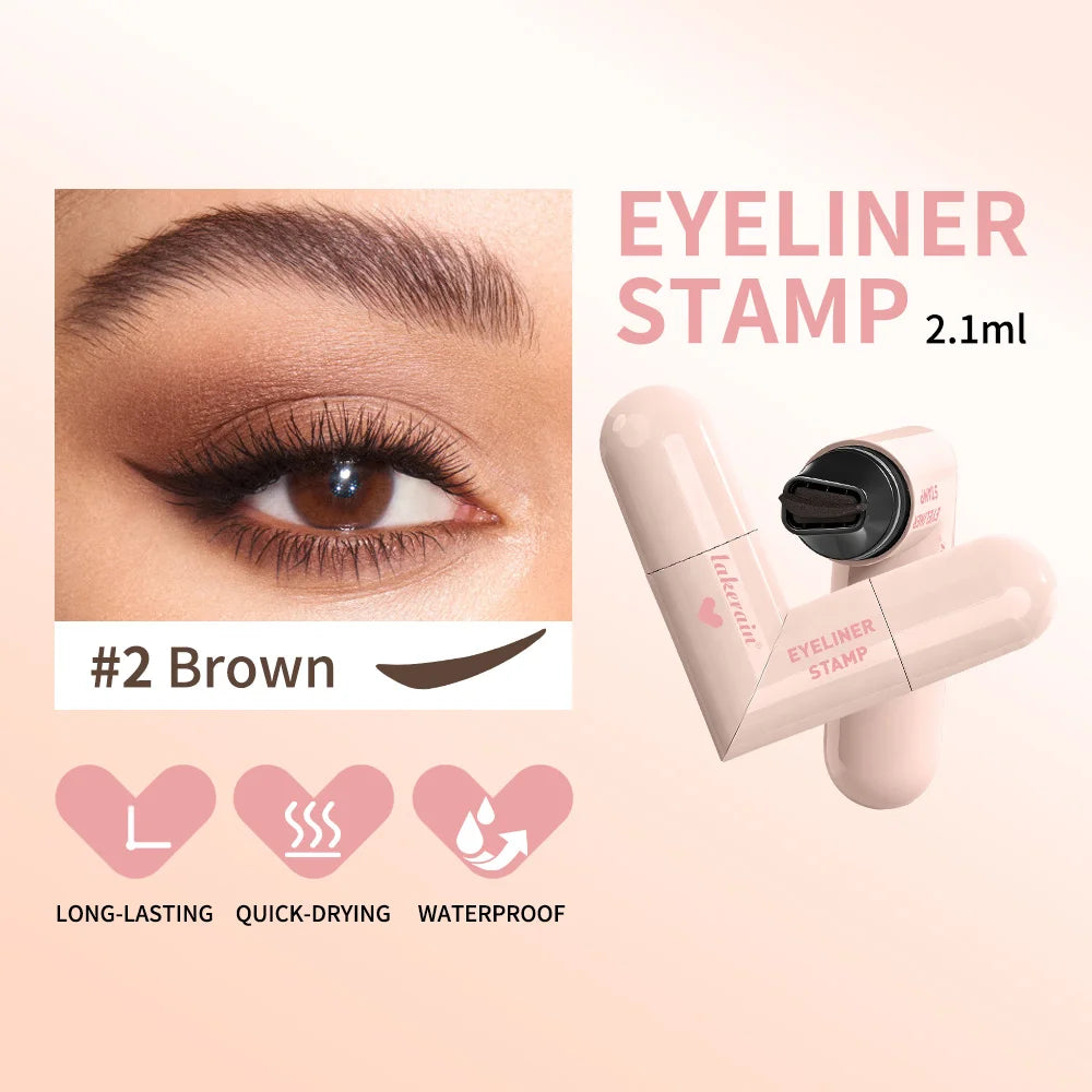 Eyeliner Pen Integrated Stamp Precise Application Waterproof Qme