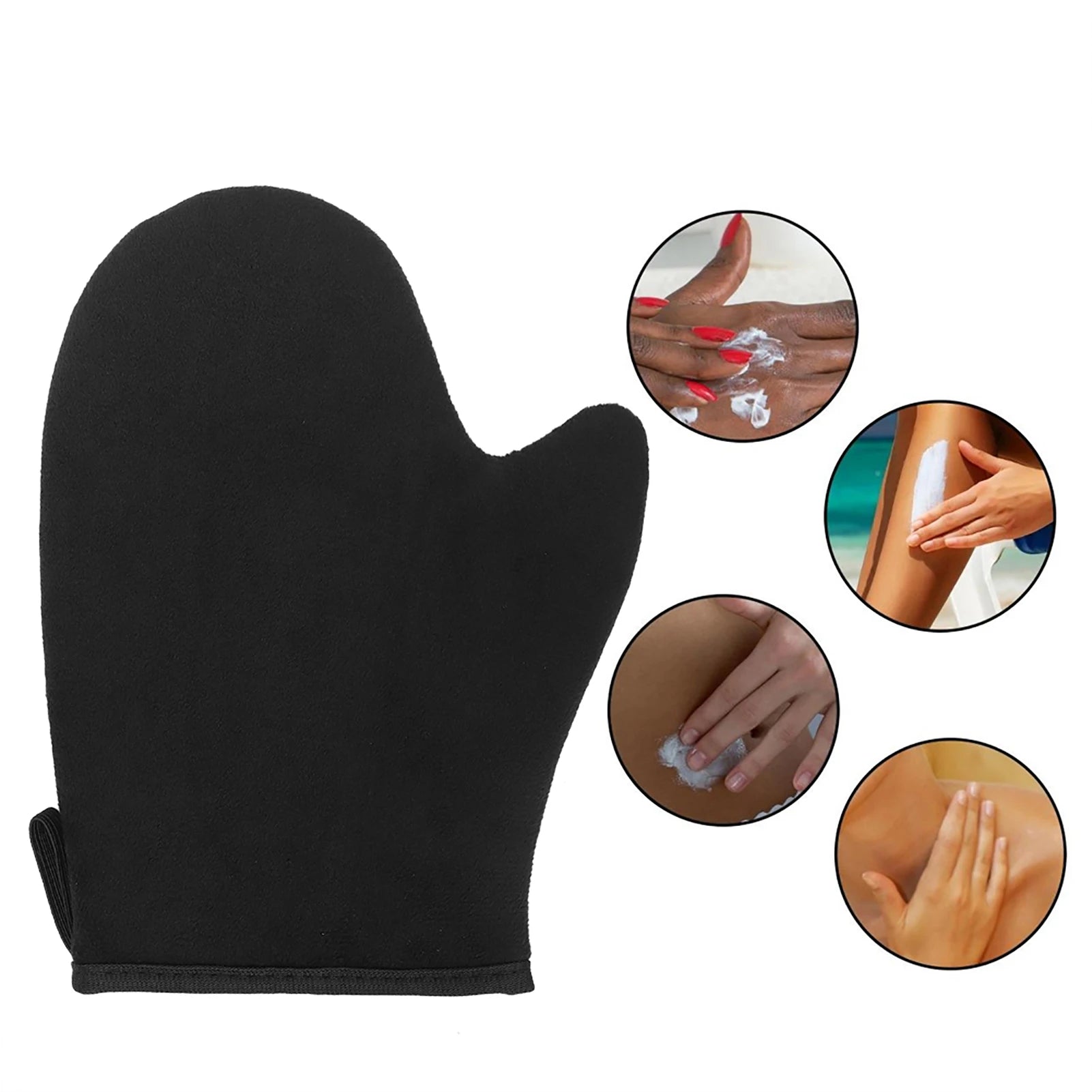Lotion Apply Glove Lotion Apply Mitt Soft Tanning Glove Self Tanner Mitt Lotion Apply Tool Accessory Beach Gloves Tanning Glove Qme