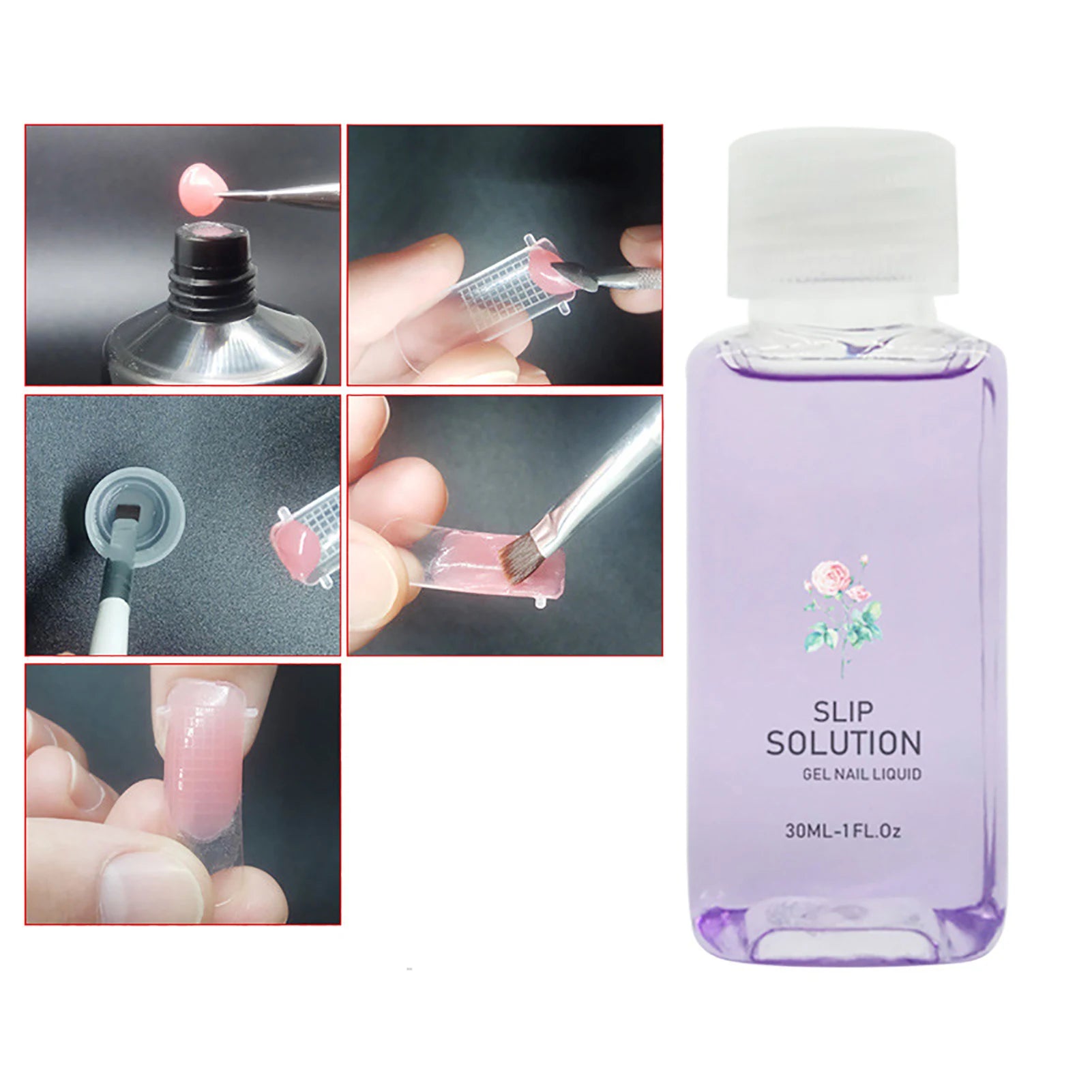 Nail Extension Gel Liquid Glue Acrylic Nails Quick Building Qme