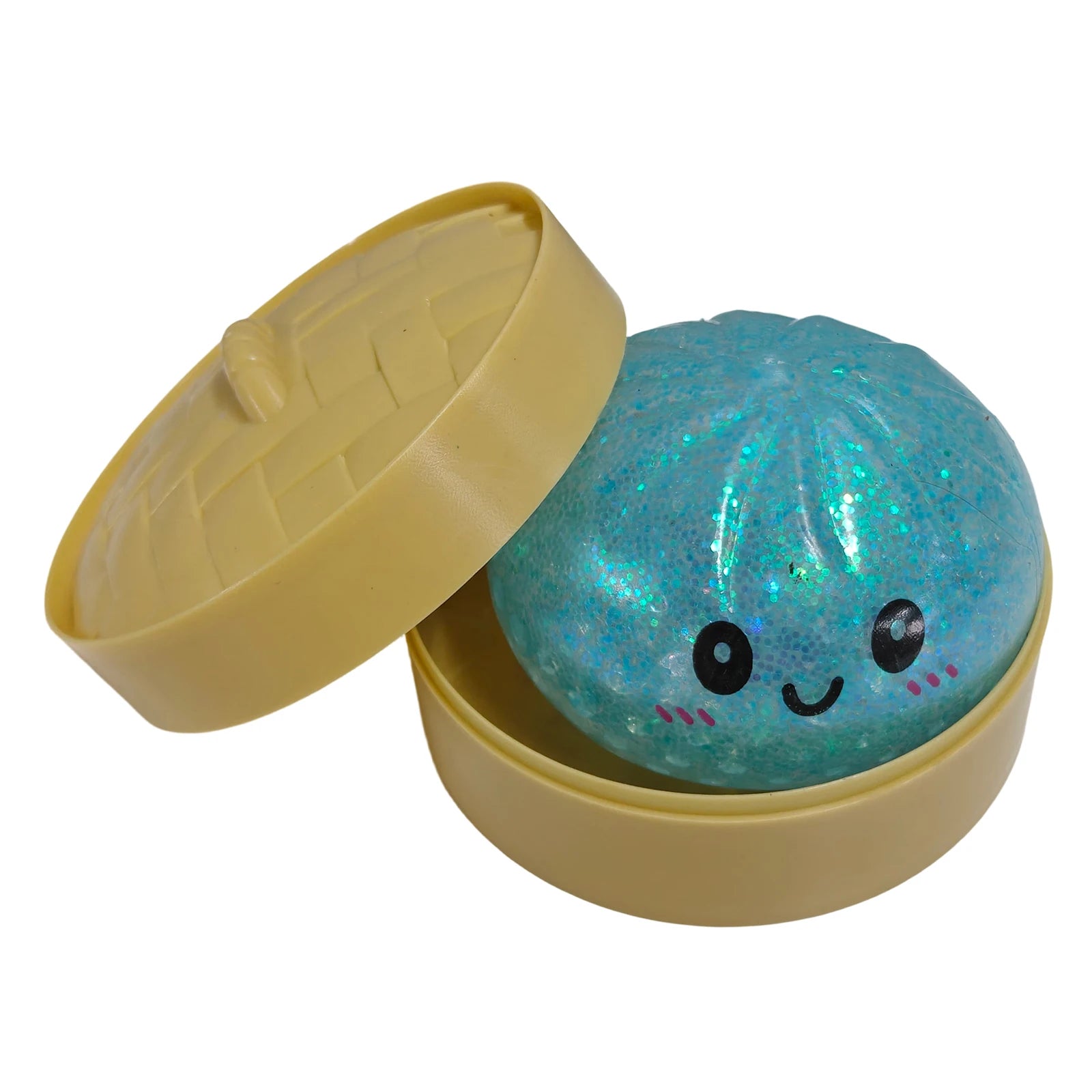 New 43 Styles Glitter Dumpling Glitter Dumpling Squishy with Box Dumplings Sensory Squeeze Toy for Stress Relief Anti-Anxiety Qme Style 19