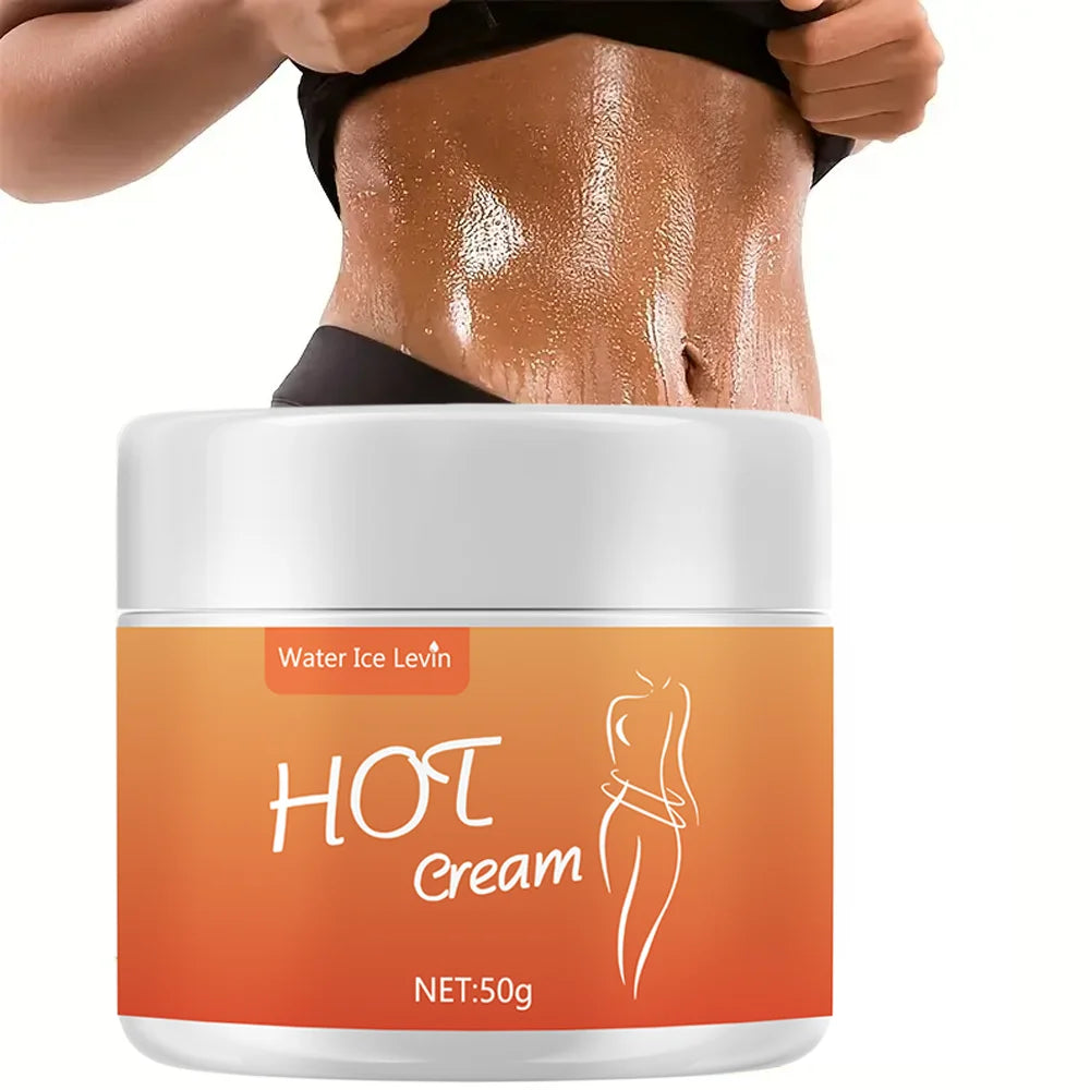New Heat massage cream, body massage cream, fitness massage cream, improve muscle training and fitness effect 50g Qme