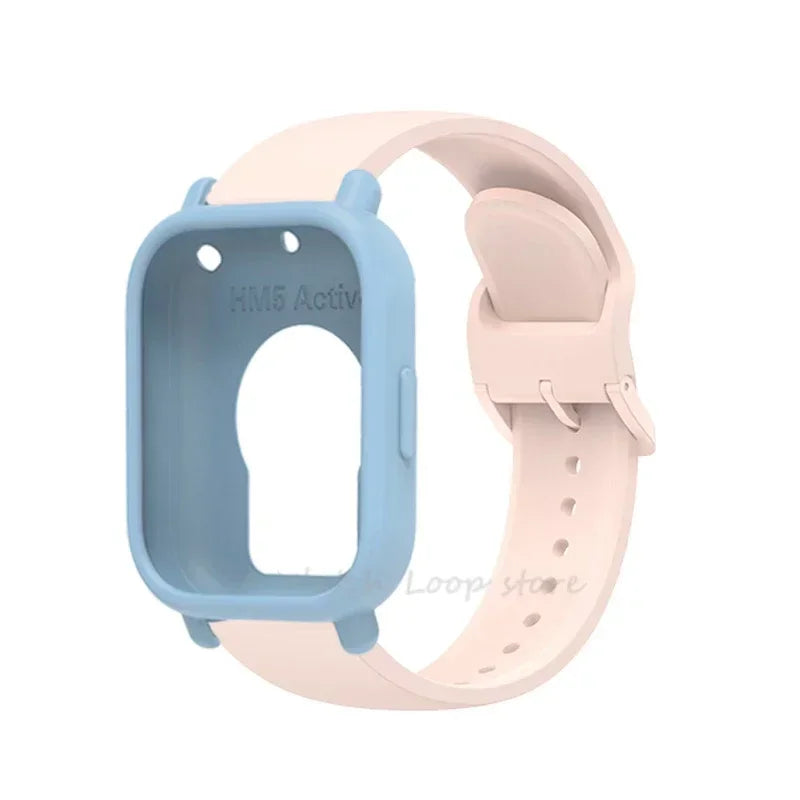 Silicone Case Strap Redmi Watch 5 Lite Active Repacement Bracelet