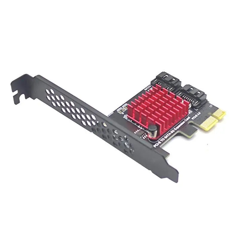 PCIe SATA3 0 Card ASM1061 Chip 2 Ports Tailored Quick Data Transfers Qme