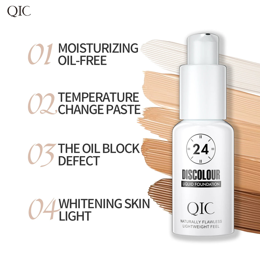 Foundation Magic Color Changing Foundation Liquid Soft Matte Long Lasting Hydrating Makeup Base Qme