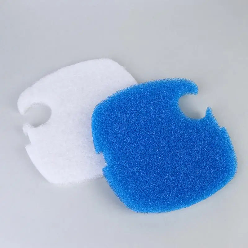 2 Blue White Aquarium Filter Pad Fit 304AB 404AB 704AB Replacement Qme
