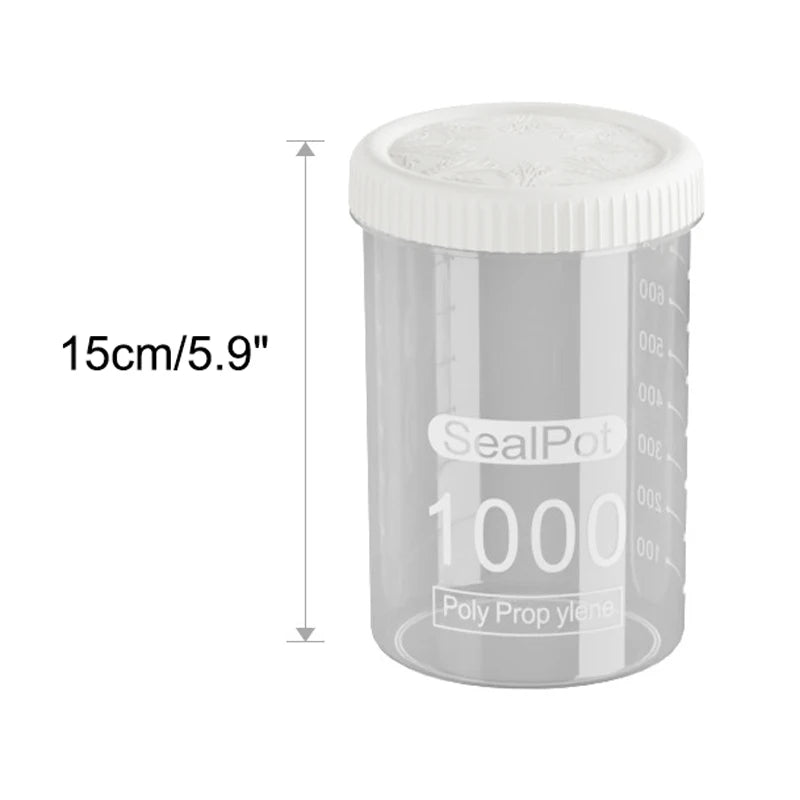 Kitchen Keep Fresh Storage Jar Beans Flour Pasta Grain Sealed Can Qme L