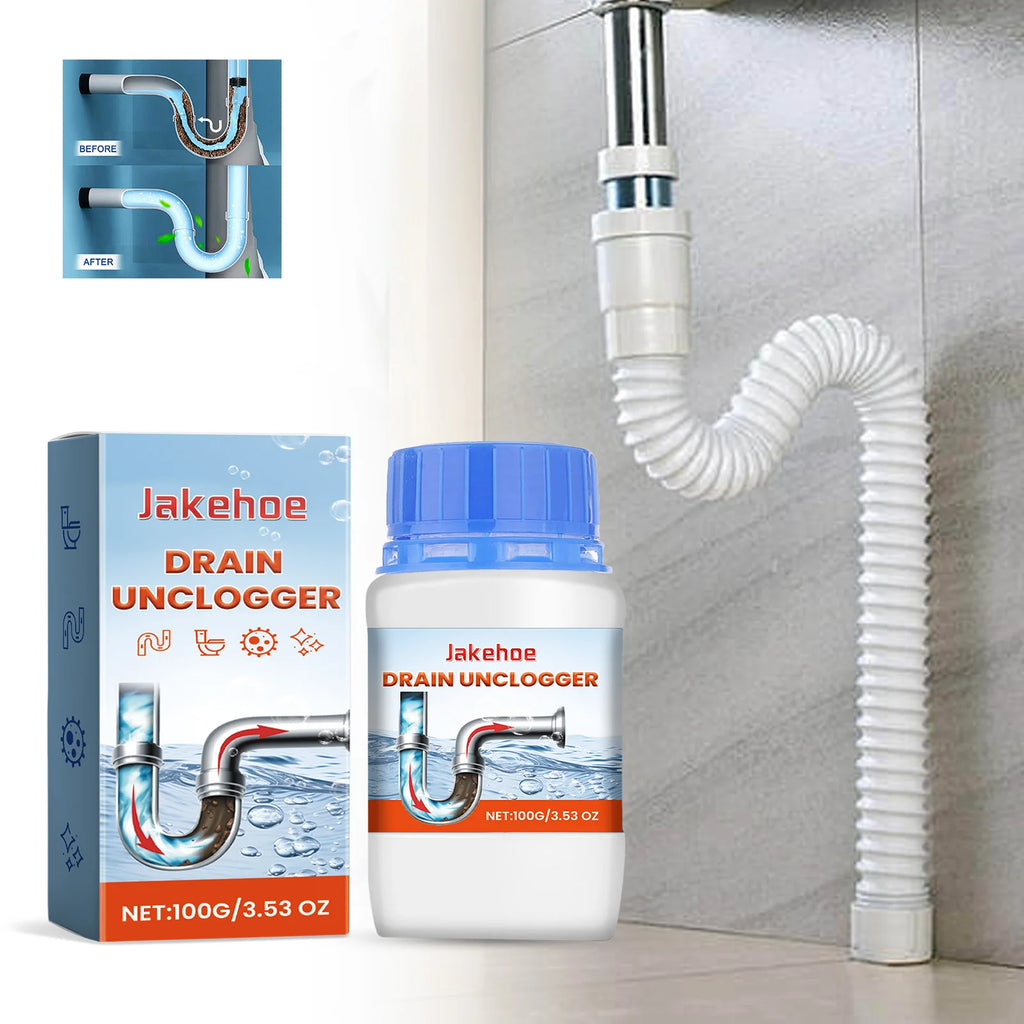 Drain cleaner; toilet sink kitchen bathroom drain pipe clog stain deodorization quick unclogging cleaning decontamination Qme