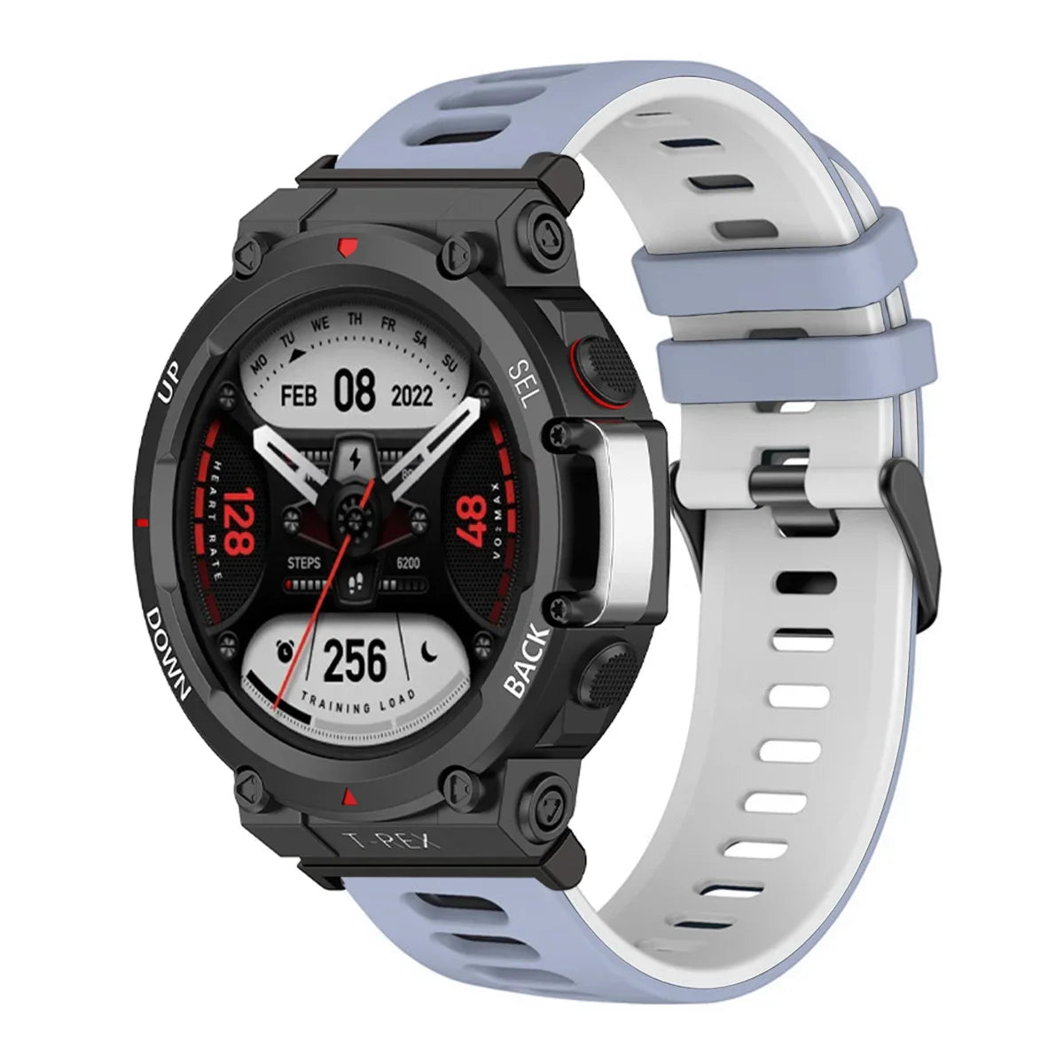 Soft Silicone Strap For Huami Amazfit T-Rex 3 Smart Watch Band Sports Bracelet For Xiaomi Amazfit T-Rex/T-Rex2 Correa Wristband Qme PuW Amazfit T-Rex 3