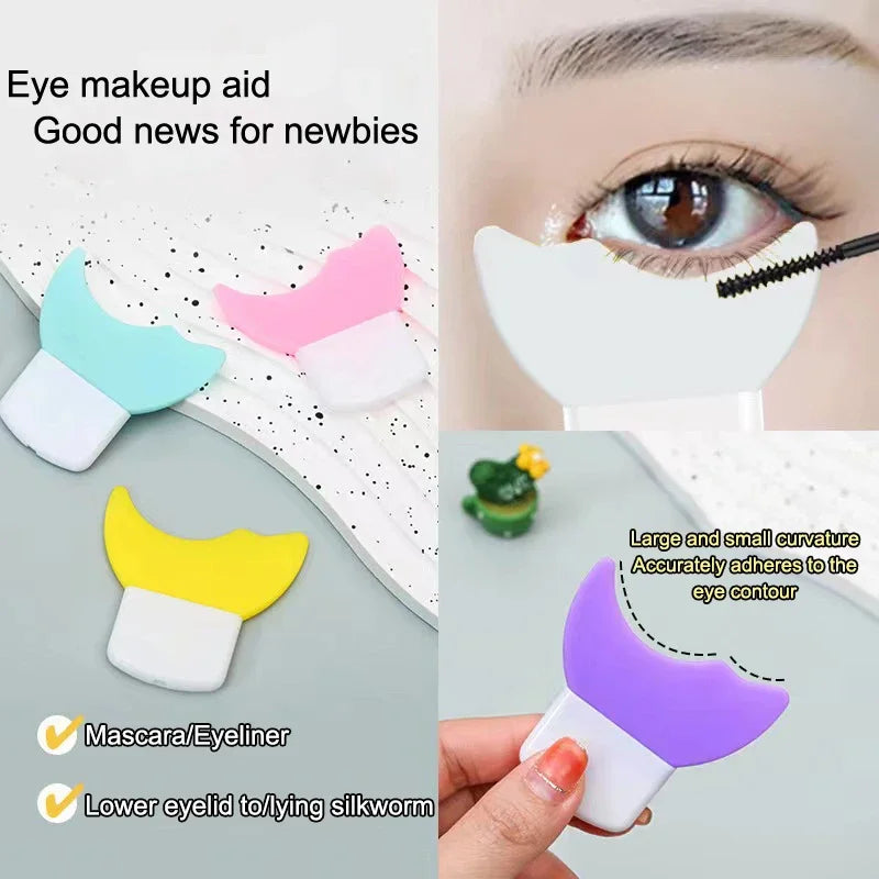 Multi-functional Eyeliner Stencil Wing Tips Aid Drawing Lipstick Qme