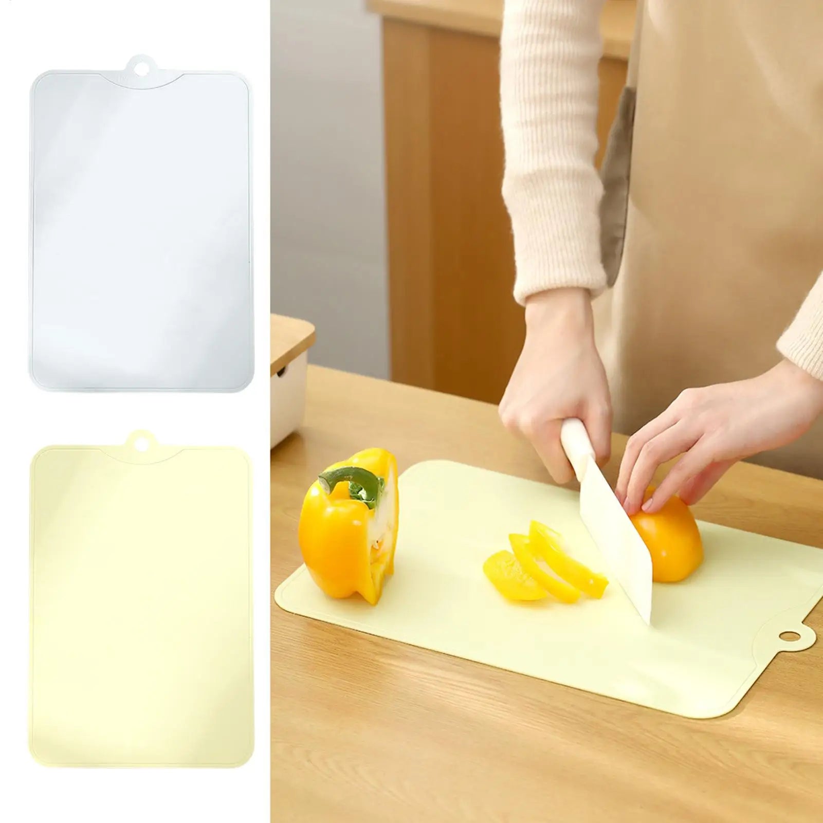 Flexible Cutting Mats Non-slip Kitchen Supplies Thin Board Sheets Qme