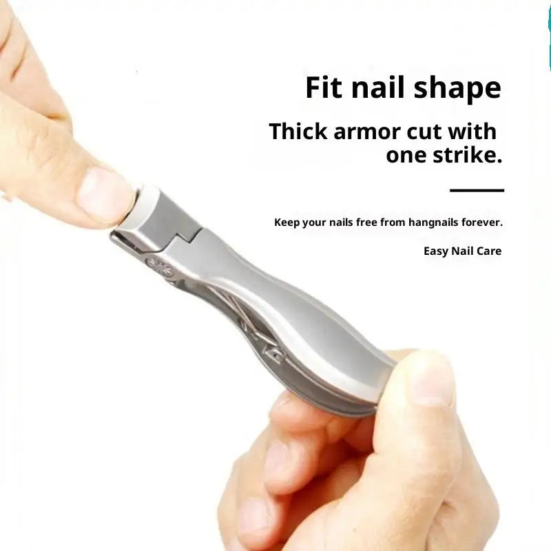 Professional Nail Clippers Thick Nails Durable Stainless Steel Cutter Qme
